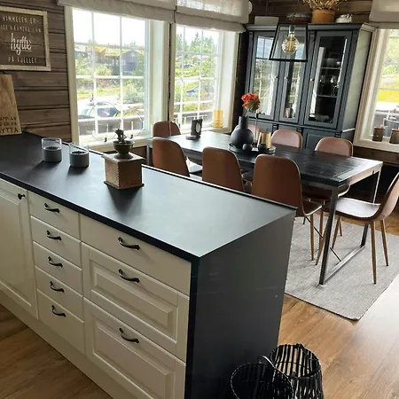 Mountain With Jacuzzi In Gautefall Дом отдыха *